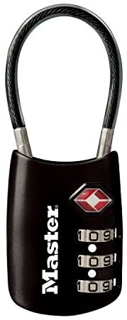 Master Lock 4688D Set Your Own Combination TSA Approved Luggage Lock, 1 Pack, Assorted Colors