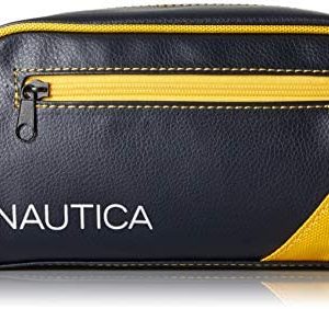 Nautica Men's Top Zip Travel Kit Toiletry Bag Organizer